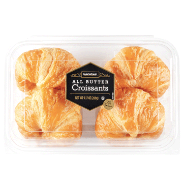 Marketside Pastry All Butter Croissants, 4 Ct