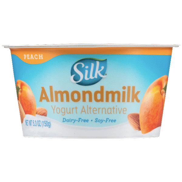 Silk Almond Milk Yogurt Peach - 5.3oz - Water Butlers