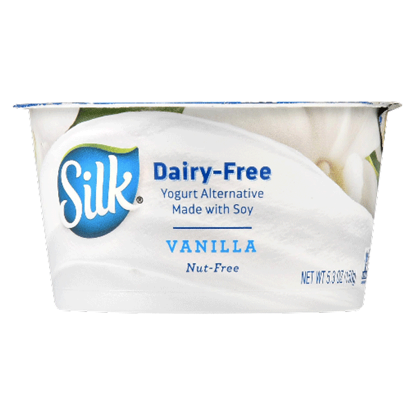 Silk Almond Milk Yogurt Nut Free Vanilla - 5.3oz - Water Butlers