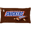 Snickers Full Size Chocolate Candy Bars, 6 Ct