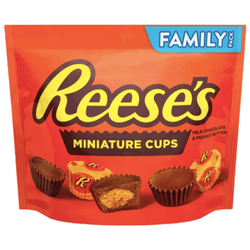 Reese's Miniature Chocolates, Family Size, 17.6oz