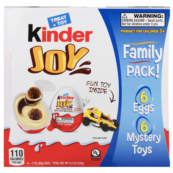 Kinder Joy + Toy, 6ct - Water Butlers