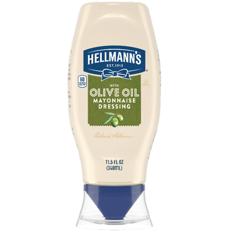 Hellmann's Olive Oil Mayonnaise Squeeze, 11.5 oz - Water Butlers