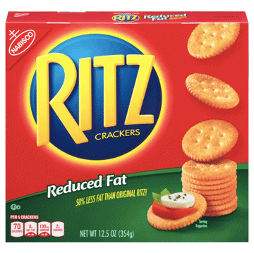 Ritz Crackers, Reduced Fat - 12.5oz