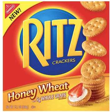 Ritz Crackers Honey Wheat, 15.1oz