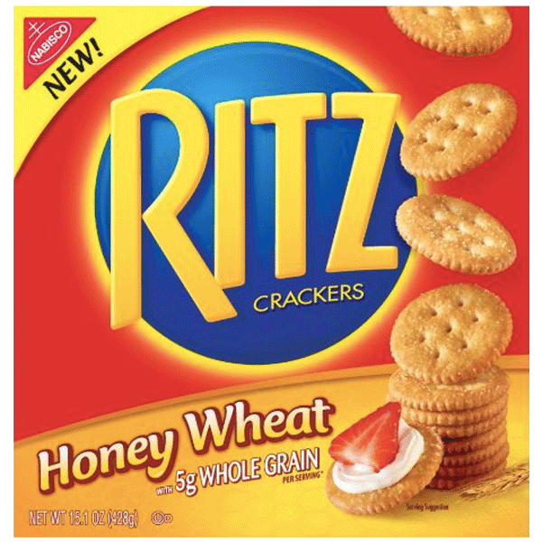 Ritz Crackers Honey Wheat, 15.1oz - Water Butlers