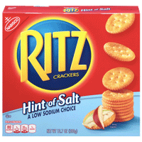 Ritz Crackers Hint Of Salt, 13.7oz - Water Butlers