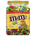 M&M's Plastic Jar, Pantry Size, Peanut - 62 oz - Water Butlers