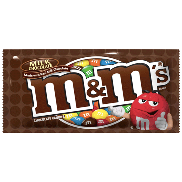 M&Ms Milk Chocolate Candy 1.69oz - Water Butlers