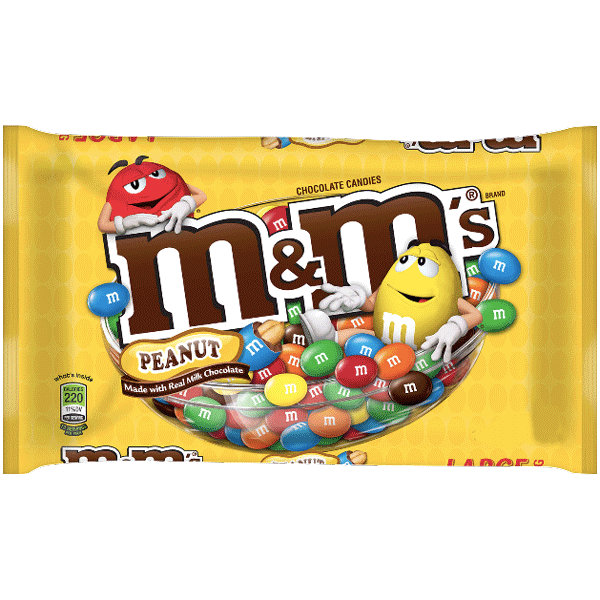 M&M'S Peanut Milk Chocolate Candy Full Size, 1.74 oz - Pick 'n Save