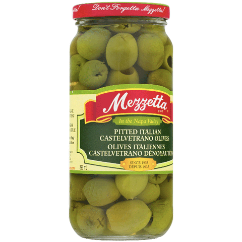 Mezzetta Pitted Italian Castelvetrano Olives, 10oz - Water Butlers