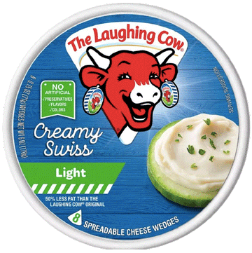 The Laughing Cow Swiss Cheese Spread, Light - 6 oz