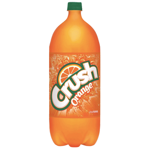 Crush Orange Caffeine-Free Soda, 2 L - Water Butlers