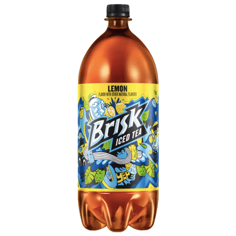 Brisk Lemon Flavored Iced Tea, 2L Bottle - Water Butlers