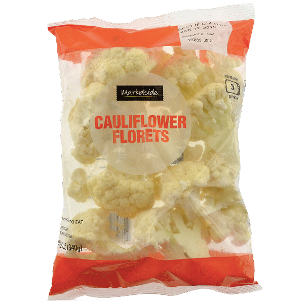 Marketside Cauliflower Florets, 12oz - Water Butlers