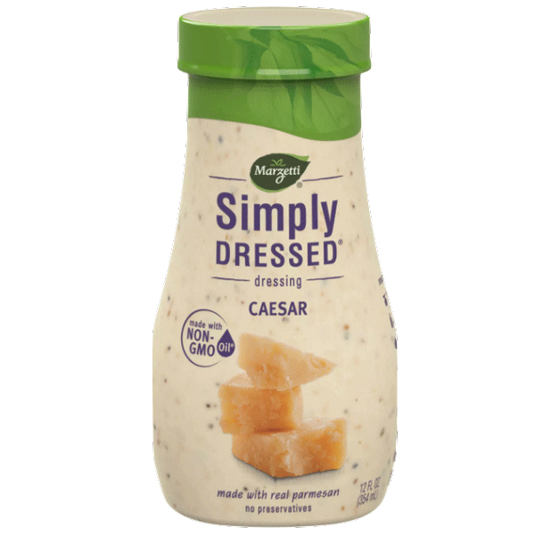 Marzetti Simply Dressed All Natural Caesar Dressing, 12oz - Water Butlers