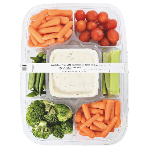 Vegetable Tray with Buttermilk Ranch Dip, 40 oz - Water Butlers