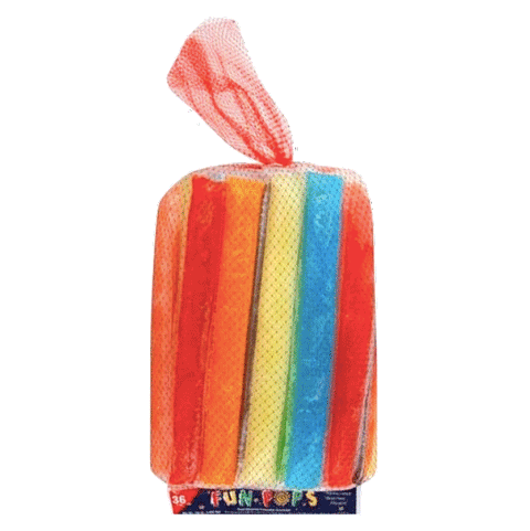 Fun Pops Fruit Flavored Freeze Pops, 36 Ct - Water Butlers