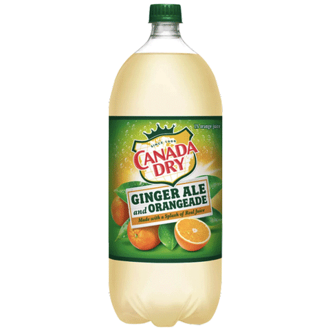 Canada Dry Ginger Ale and Orangeade, 2 L bottle - Water Butlers