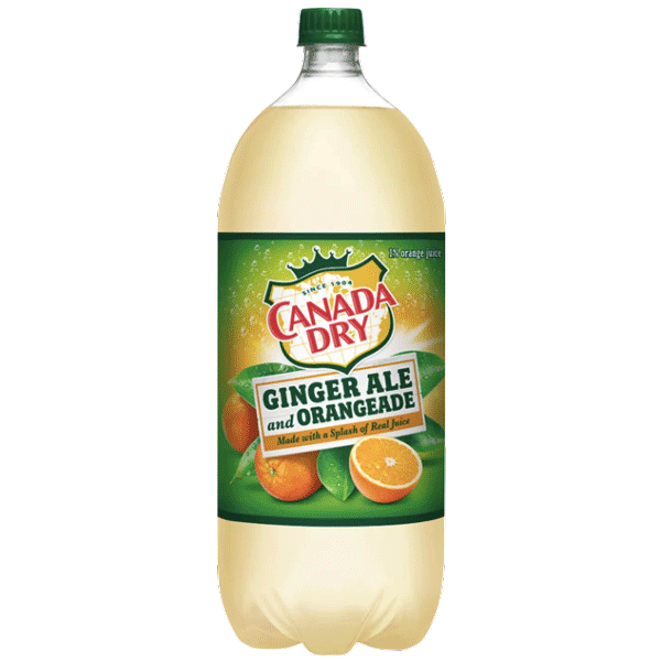 Canada Dry Ginger Ale and Orangeade, 2 L bottle - Water Butlers