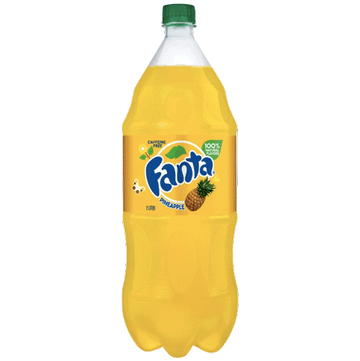 Fanta Pineapple Soda, 2 L Bottle
