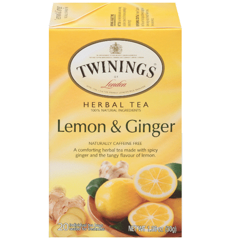 Twinings Of London Lemon & Ginger Tea, 20 Ct - Water Butlers