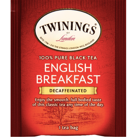 Twinings of London Decaffeinated English Breakfast 20 Ct - Water Butlers