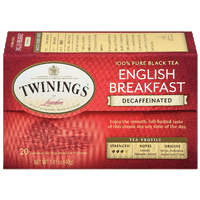 Twinings of London Decaffeinated English Breakfast 20 Ct - Water Butlers
