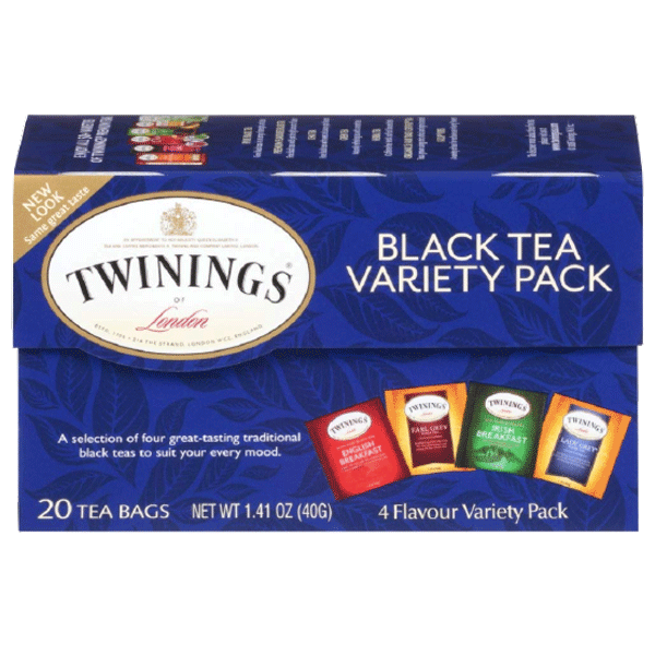 Twinings of London Variety Black Tea Bags, 20 Count - Water Butlers