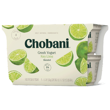 Chobani Key Lime Nonfat Greek Yogurt, 5.3oz 4 Ct