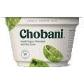 Chobani Key Lime Nonfat Greek Yogurt, 5.3oz 4 Ct - Water Butlers