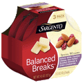 Sargento, White Cheddar Cheese Almonds & Dried Cranberries, 3 Ct - Water Butlers