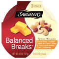 Sargento Balanced Breaks Sharp Cheddar, Cashews & Cherry Dried Cranberries, 3 Ct