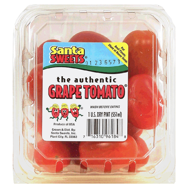 Santa Sweets Grape Tomato, 1 Pint 551 ml - Water Butlers