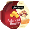 Sargento Sharp Cheddar, Cashews & Cherry Dried Cranberries, 3 Ct - Water Butlers