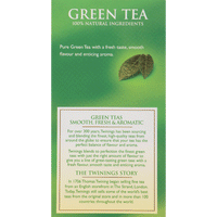 Twinings of London Green Tea, 20 Count - Water Butlers