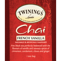 Twinings of London French Vanilla Black Chai Tea, 20 Ct - Water Butlers