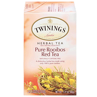 Twinings of London Herbal Tea, Pure Rooibos Red Tea, 20 Ct - Water Butlers