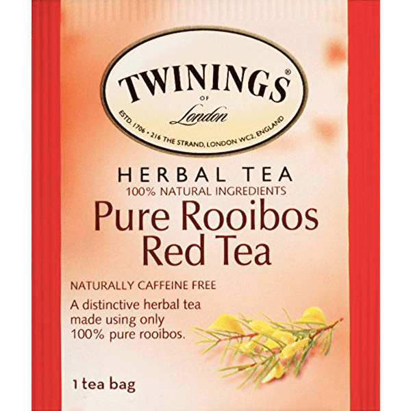 Twinings of London Herbal Tea, Pure Rooibos Red Tea, 20 Ct - Water Butlers