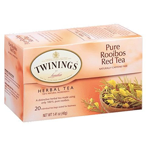 Twinings of London Herbal Tea, Pure Rooibos Red Tea, 20 Ct - Water Butlers