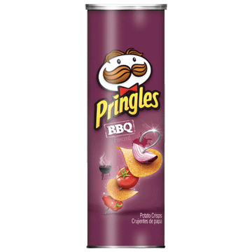 Pringles BBQ Flavored Potato Crisps, 5.5 Oz.