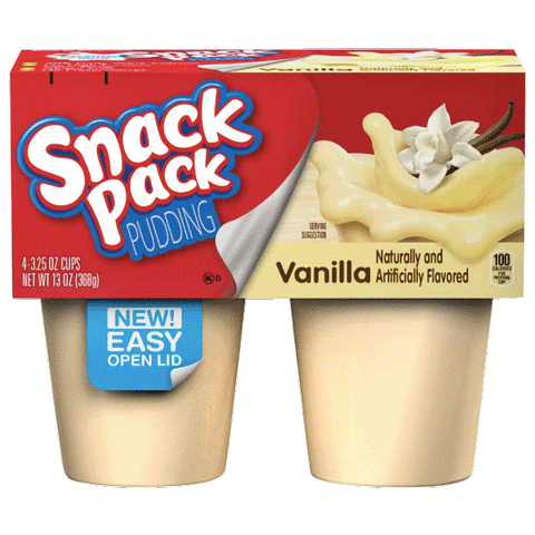 Hunt's Snack Pack Vanilla Pudding, 4 Ct - Water Butlers