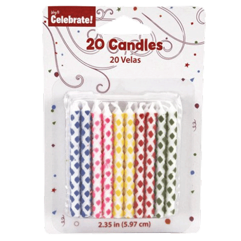 Way to Celebrate Solid Diamond Candles - Water Butlers