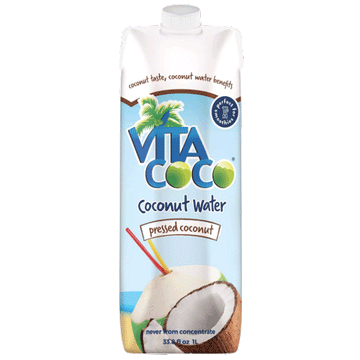 Vita Coco Pressed Coconut Water, Pure, 1 L