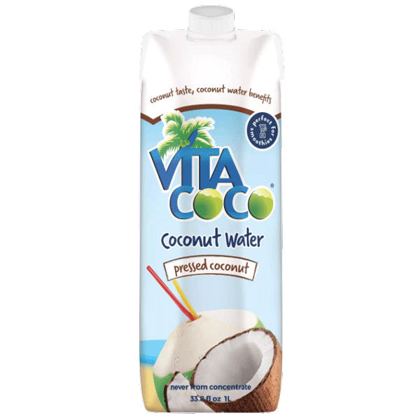 Vita Coco Pressed Coconut Water, Pure, 1 L - Water Butlers