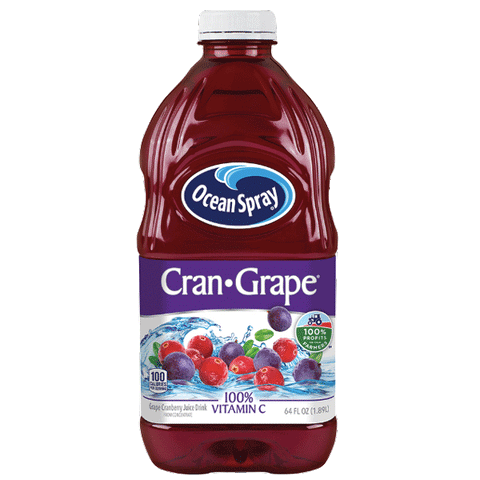 Ocean Spray Cranberry Grape Juice Drink Cocktail, 64 Fl. Oz. - Water Butlers