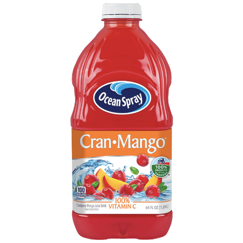 Ocean Spray Cranberry Mango Juice Drink Cocktail, 64 Fl. Oz. - Water Butlers