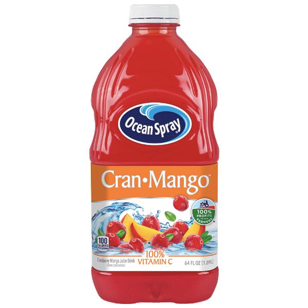 Ocean Spray Cranberry Mango Juice Drink Cocktail, 64 Fl. Oz. - Water Butlers