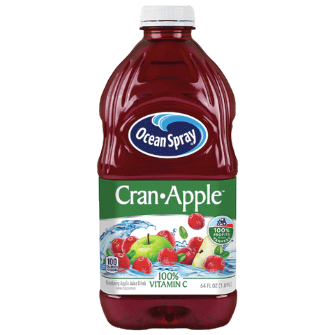 Ocean Spray Cranberry Apple Juice Drink Cocktail, 64 Fl. Oz. - Water Butlers