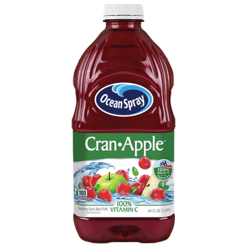 Ocean Spray Cranberry Apple Juice Drink Cocktail, 64 Fl. Oz.